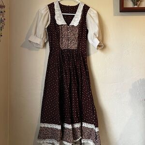 Vintage Milkmaid Dress
